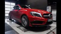 Mercedes A45 AMG, col tuning estremo sale a quota 450 CV