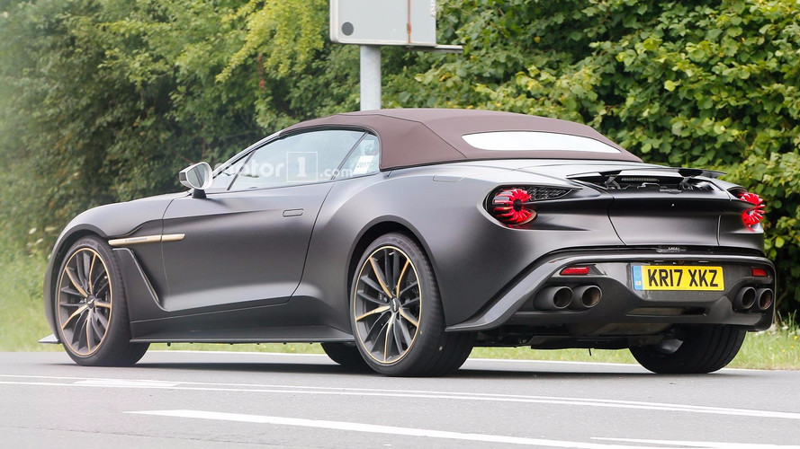 Aston Martin Vanquish Zagato Volante Spy Shots
