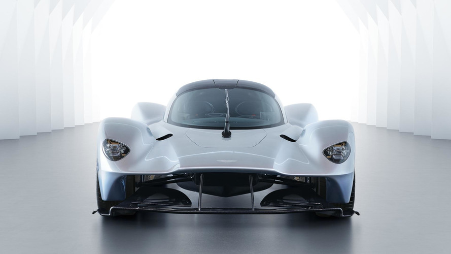 Aston Martin Valkyrie with near-production body