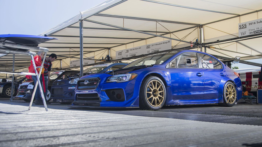 Subaru WRX STI at the Goodwood Festival of Speed