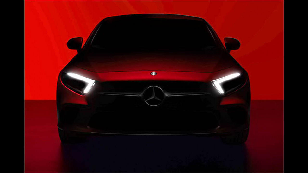 Mercedes CLS 2018 angeteasert