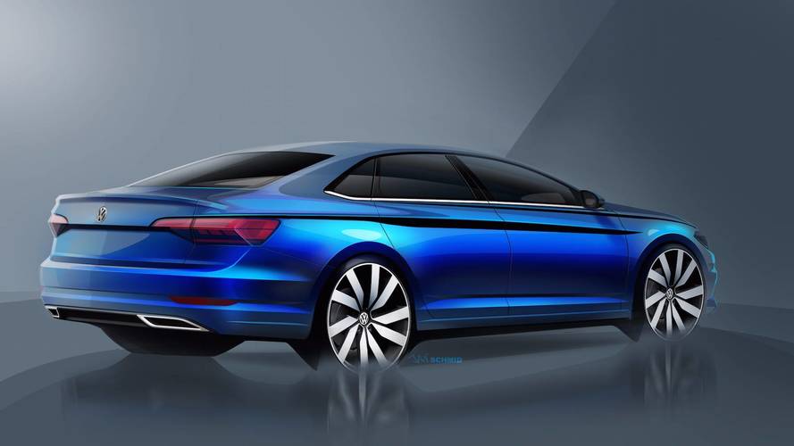 2018 Volkswagen Jetta skeçleri
