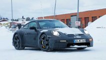 2019 Porsche 911 GT3 Karlı Zeminde Casus Fotoğrafları