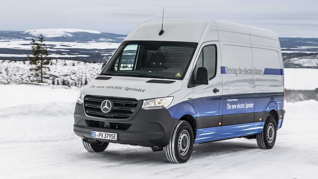 Mercedes eSprinter test invernali