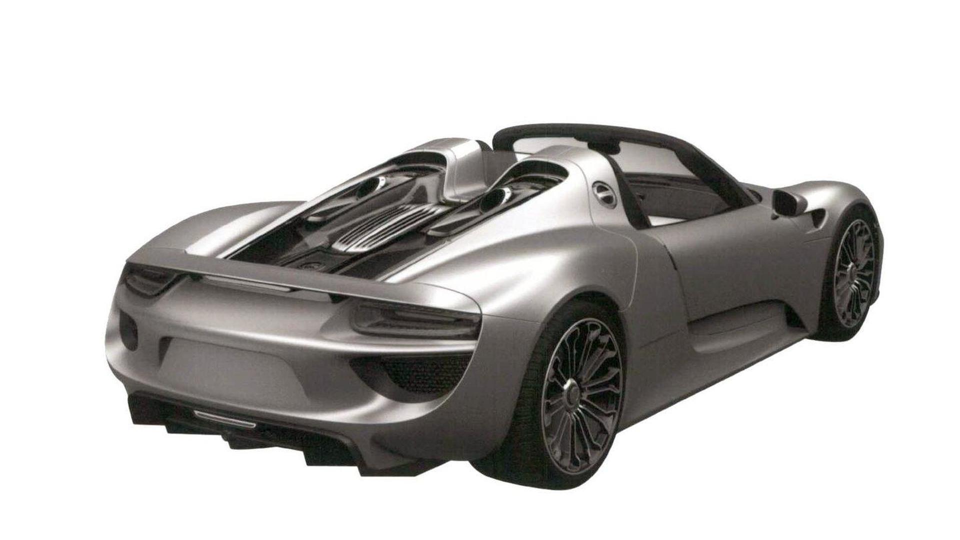Porsche 918 Spyder Production Version Trademark Photos Surface