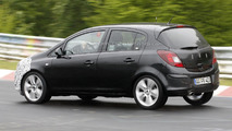 Opel Corsa facelift spy photo