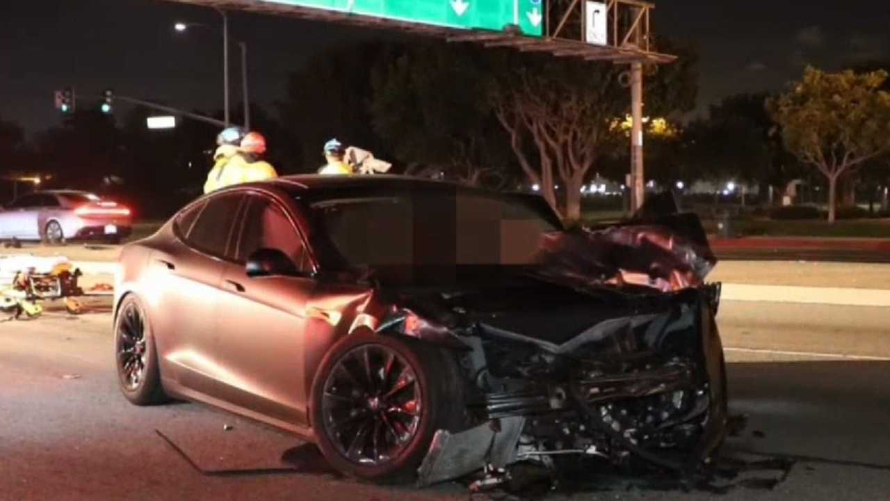 Tesla Crash