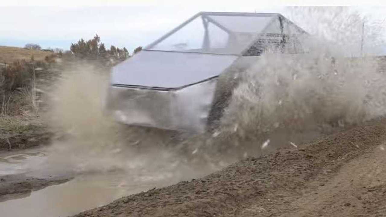 Watch This Cybertruck Get Shot, Go Through Car Wash, Go Off Road