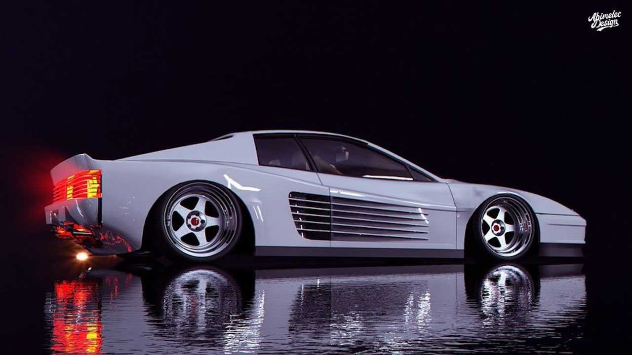Ferrari Testarossa recreación de Abimelec Design