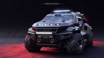 Armortruck SUV Rendering by Milen Ivanov