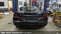 Chevy Corvette C8 Wing Comparison