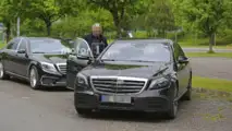 Mercedes S Class facelift spy photo