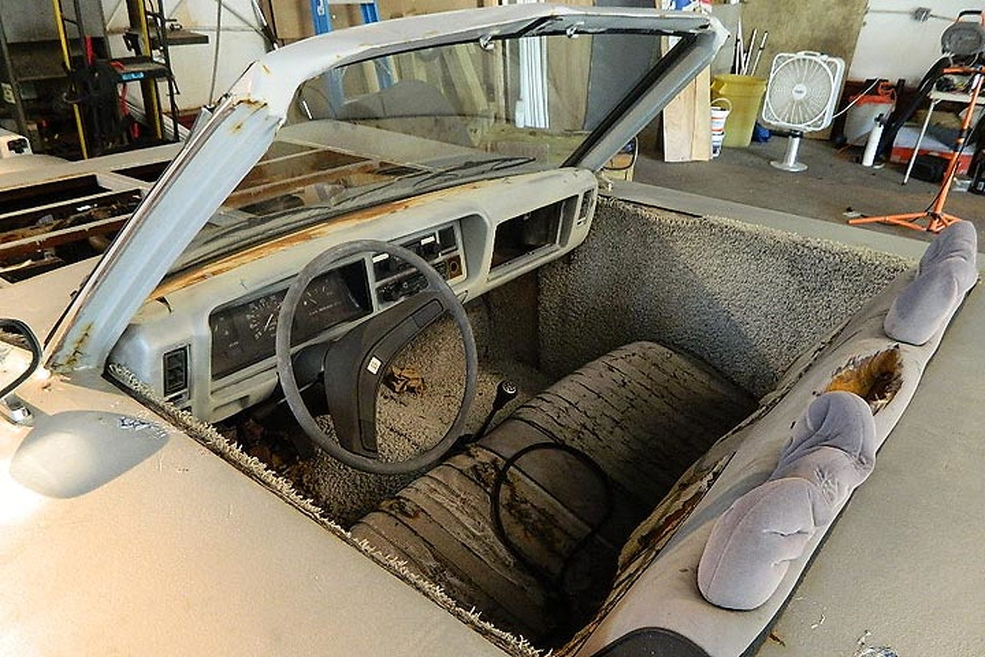 Meet the Car That’s Shaped Like a Meineke Muffler
