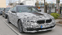 2017 BMW 5 Series with M Sport package spy photo