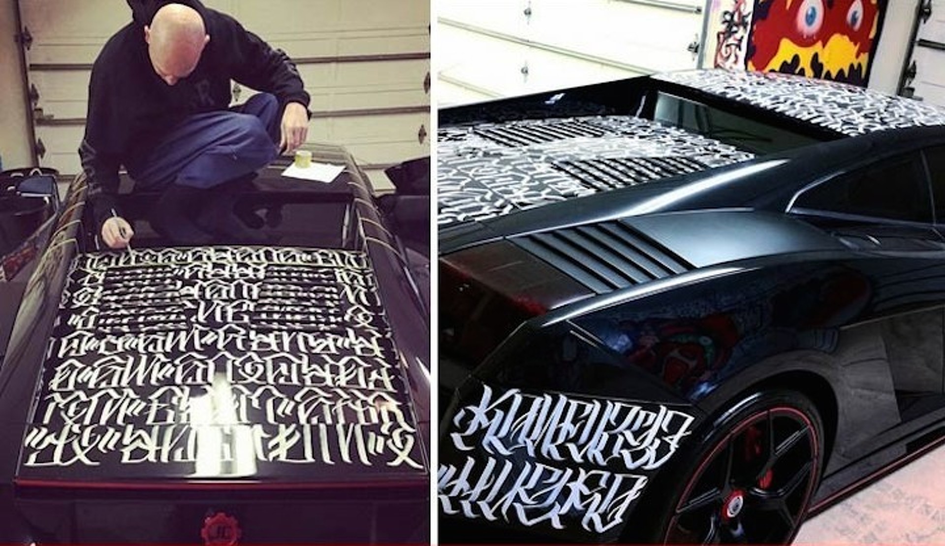 Chris Brown Gives his Lamborghini a Tupac Makeover