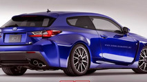 Lexus RC F Shooting Brake render