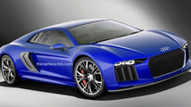 Audi R8 rendering / Theophilus Chin