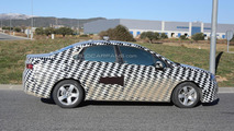 Citroen compact sedan spy photo
