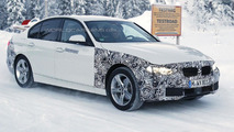 2016 BMW 3-Series hybrid spy photo