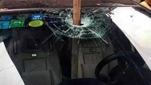 Honda Fit accident in China