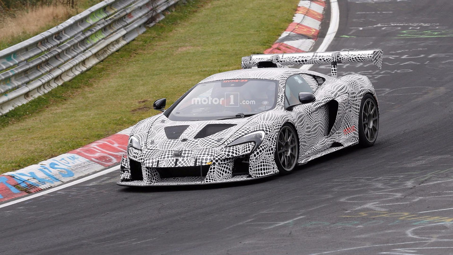 McLaren 675LT Race Car Spy Photos