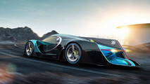 Bugatti hiper otomobil render