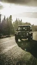 Mercedes G-Class on tour from Canada to Alaska
