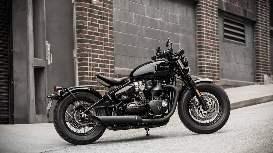 2018 Triumph Bonneville Bobber Black