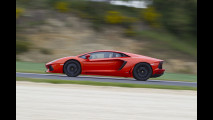 La Lamborghini Aventador a Vallelunga