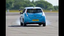 Nissan Leaf, record in retromarcia a Goodwood 2012