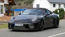 Porsche 911 Speedster Spy Photos