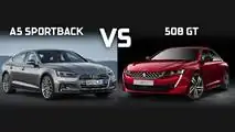 Audi A5 SP vs Peugeot 508
