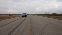 Hennessey Cadillac Escalade Vs Chevrolet Camaro ZL1 Drag Yarışı