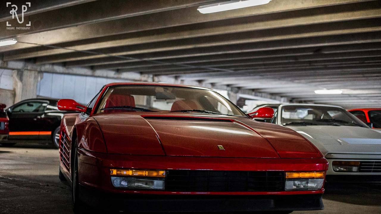 This Amazing Car Collection Is Stored In A Open Parking Garage