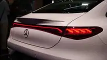 Live photos of Mercedes EQE 350 from IAA 2021