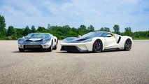 2022 Ford GT Heritage Edition And 1964 GT Prototype Front