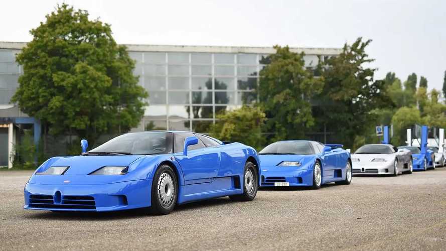 Bugatti EB110, the 30 years rally in Campogalliano