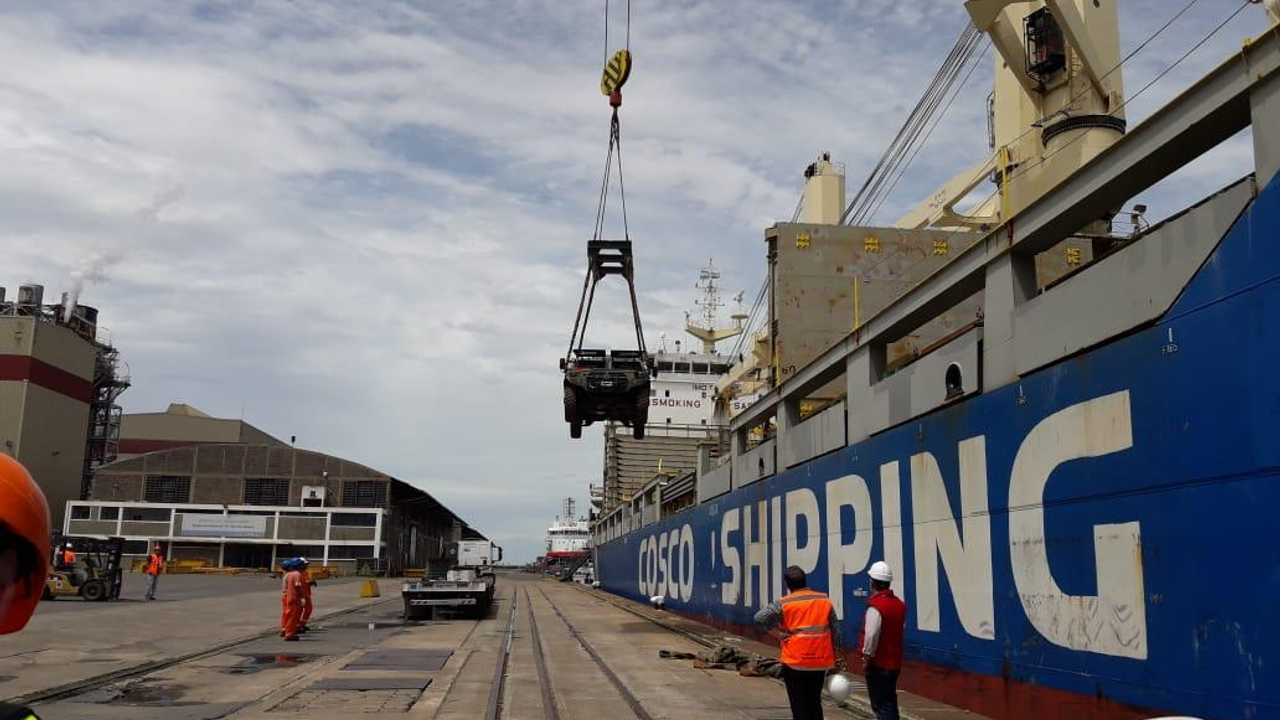 Llegaron los blindados chinos para la Cumbre del G20 en Buenos Aires