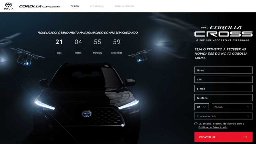 Toyota Corolla Cross ganha site e data de lançamento no Brasil: 11 de março