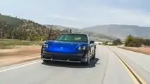 Quartier avant extérieur de la Porsche Taycan Turbo Cross Turismo 2021
