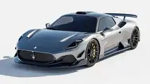 Maserati MC20 With 7 Designs Body Kit Front View