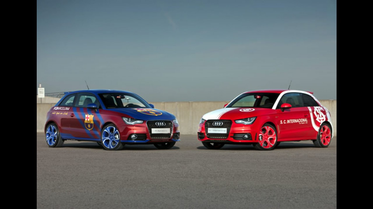 Audi Cup terá A1 personalizado com as cores e brasão do Internacional de Porto Alegre