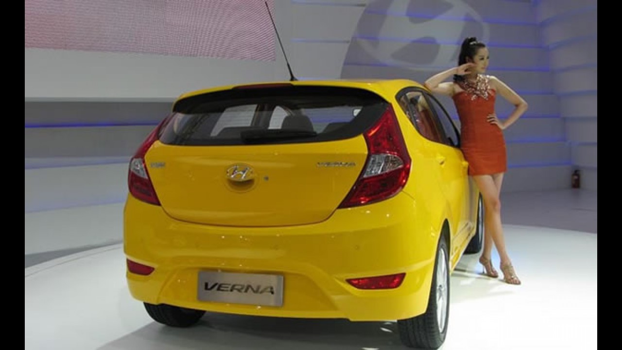 Hyundai Accent hatch é apresentado na China