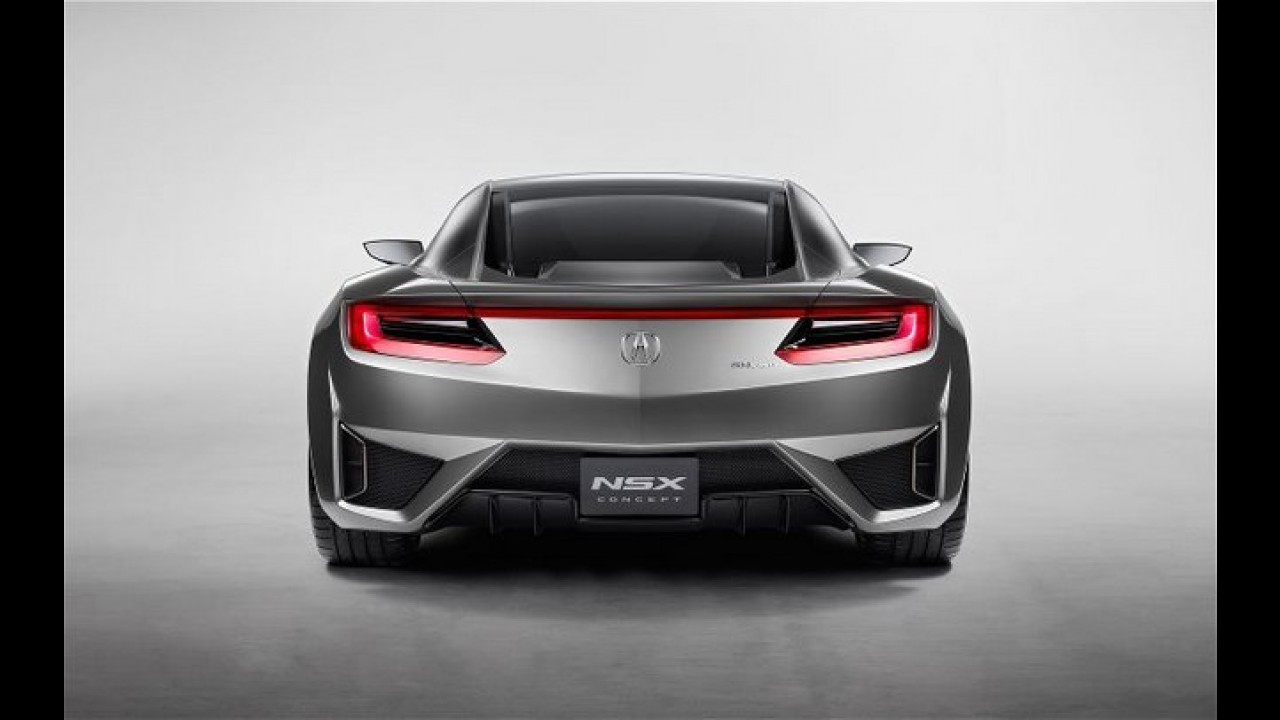 Salão de Detroit: Acura NSX concept é revelado