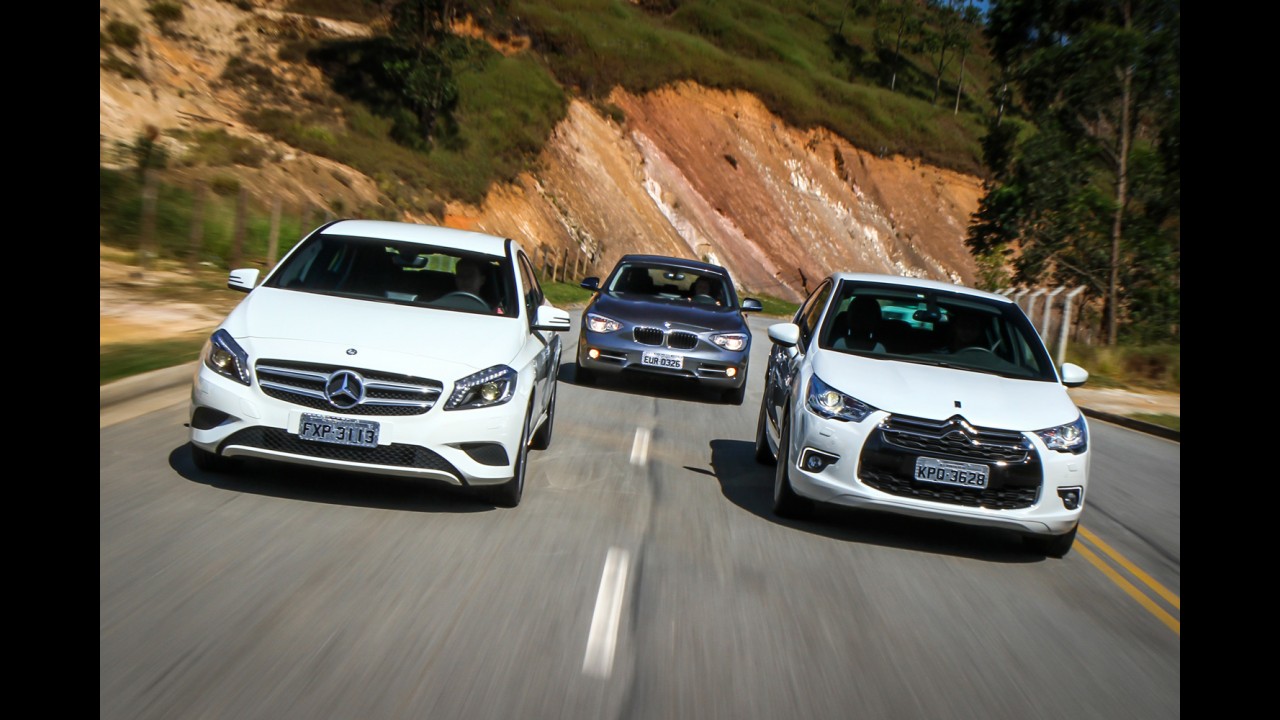 Teste: novo Mercedes Classe A encara BMW Série 1 e Citroën DS4