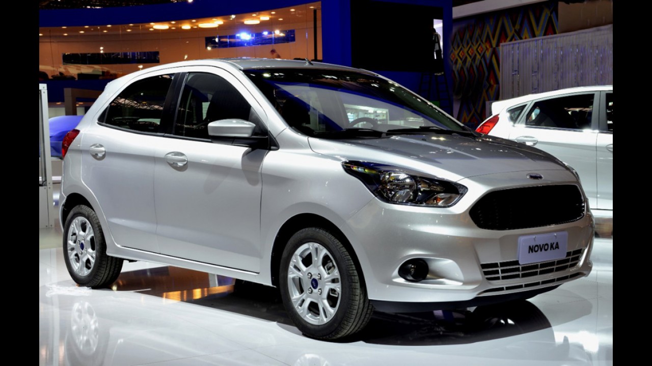 Salão SP: recém-lançados, Ford Ka+ 1.0 e Ka 1.5 também marcam presença
