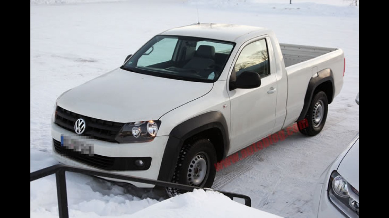 Segredo: Nova VW Amarok Cabine Simples é flagrada sem disfarces na Suécia