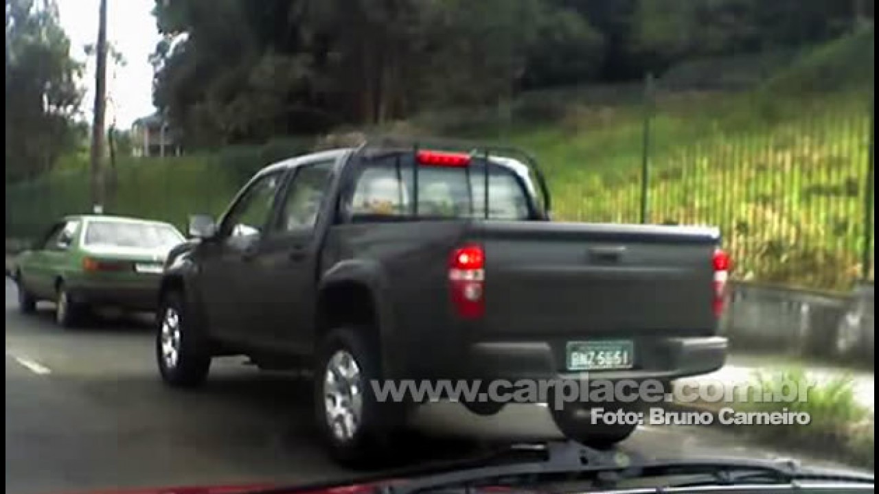 Chevrolet já tem pick-up para competir com Amarok - Leitor flagra modelo em Piracicaba