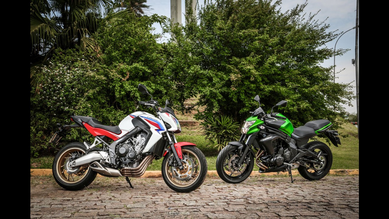 Garagem MOTO #3: Honda CB 650F encara Kawasaki ER-6n