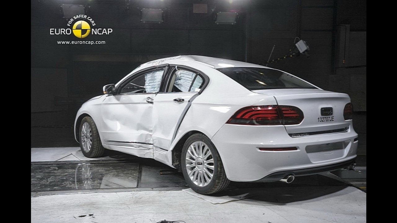 Qoros 3 Sedan foi o carro compacto mais seguro testado pelo EuroNCAP em 2013